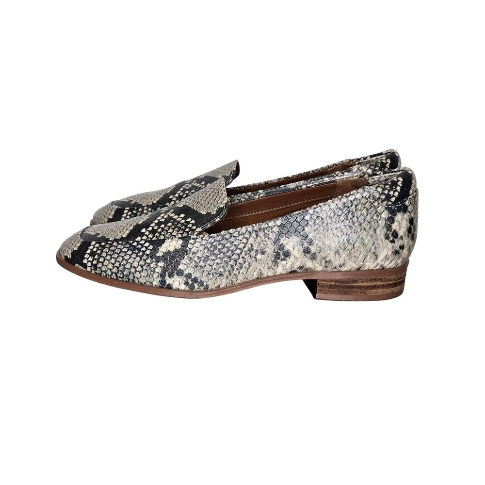 FRANCO SARTO Carlina Snake Laofers Leather Size 6